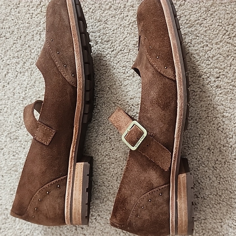 Kork-Ease Brown Suede Mary Janes - Picture 5 of 6